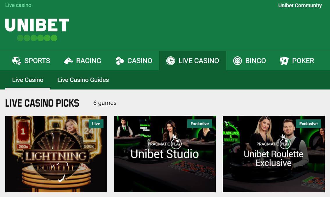 Unibet casino